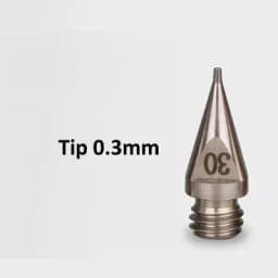 Split Stainless Steel 303 Precision Tapered Dispensing Tip (because of "split", you have to buy the Tip and the Hub separately)