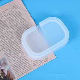 1/3 Pcs Handmade Soap Box Epoxy Resin Mold Soap Dish Tray Holder Casting Silicone Mould DIY Crafts Home Decorations Making Tools