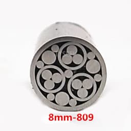 8mm Mosaic Pin Rivets for Knife Handle Screw Decorate 21 Kinds Design Exquisite Style Length 9cm