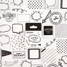 46pcs/box Cute Girls' Generation Diary Stickers Scrapbook Journal Decoration Stationery Flakes DIY Material Kawaii Stickers