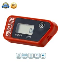 Waterproof Resettable LCD Wireless Vibration Hour Meter For Chainsaw Pit Bike Dirt Quad Bike Lawn Mower Snowmobile ATV Marine Mo