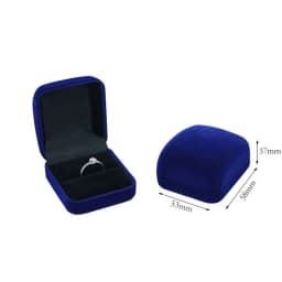Bulk Engagement Ring Packaging Box Velvet Valentine's Day Gift Wedding Ring Showcase Organizer Jewelry Stud Earrings Storage Box