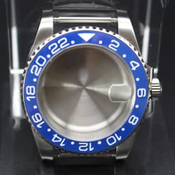 40mm Cases Men's Watch Ceramic Bezel Sapphire Glass Fit NH35 NH36 ETA 2824 Miyota 8215 Movement 28.5mm Dial Submariner Parts