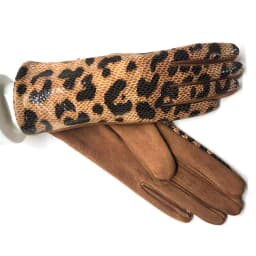 Women Bow Plush Wrist Cotton Touch Screen Driving Glove Winter Cashmere Thicken Full Finger Sport Cycling Warm Mitten H84