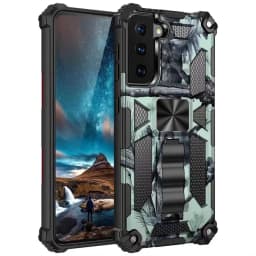 Military Hard Armor Shockproof Case For Samsung Galaxy S26 Ultra S25 FE S24 S23 S22 S21 A57 A17 A15 A16 A56 Kickstand Back Case