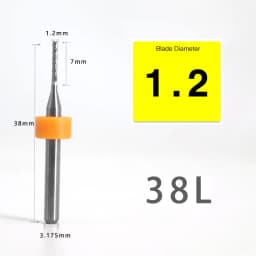 VACK 10Pcs/lot Endmill 0.5-3.175mm Corn Carbide Tungsten PCB Milling Cutter Set PCB Machine Router Bit Engraving End Mill Tools