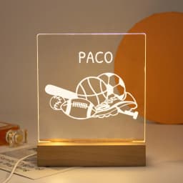 Drop Shipping Personalized Nightlight USB LED Customized Name 3D Lamp Decoration Bedroom Toys Birthday For Baby Children Gift