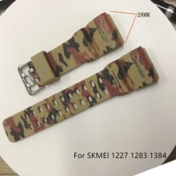 Adjustable Replacement Watch Strap Band Silicone Rubber Plastic Watchbands For SKMEI 1251 1025 1155 Sports Watches Accessories