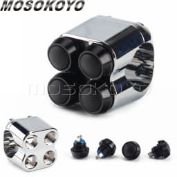 3&4 Buttons Motorcycle Switch 22mm 25mm Handle Controller Switches M-Unit Lights Starter Horn Universal 7/8" 1" Handlebar Switch