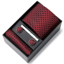 Top Quality 7.5 cm Business Ties Hanky Cufflink Set Tie Clips Green Necktie Corbatas For Men Wedding In Gift Box Slim Gravatas