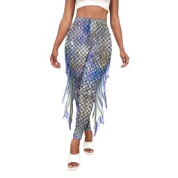 NADANBAO Mermaid Printed Pants Fish Scales Cosplay 3D Printed Women Bottoms Fashion Women's Leggings Tight Yoga Pants