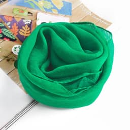 Korean Solid Color Chiffon Square Silk Scarf 70x70CM Summer Sunscreen Thin Transparent Gauze Neck Protection Woman's Shawl P71