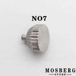 Silver Watch Crown Parts Stainless Steel Different Size Fit ETA 6497 6498 Seagull ST36 Watches Movement