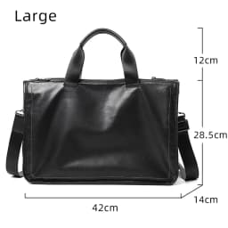 Large Briefcase Men Genuine Leather Shoulder Laptop Bag 15 inch Soft Leather Big Handbag Multi-layer Travel Men Bag Briefcases