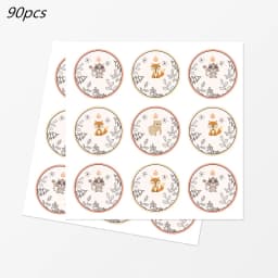 Woodland Animal Disposable Tableware Wild Forest Bear Fox Plate Cup Napkin Jungle Safari Happy Birthday Party Decor Kid Boy Girl