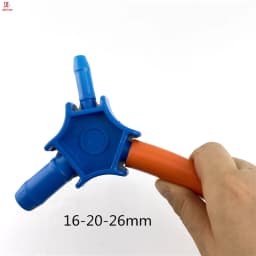 1pc Solar Aluminum Plastic Pipe Inner And Outer Flare Rounder PVC Pipe Expander 16/20/25/26/32mm Tool Accessories