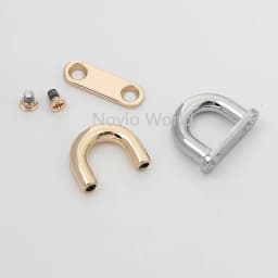 5-20-100 pieces 5 colors 9mm 3/8" Arch Bridge U Ring Link For Purse Bag Making,Shoes Metal Hanger Arch Bridge Connector