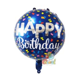 7pcs 18 Inch Birthday Theme Foil Balloons Helium Round Balloon Adult Happy Birthday Party Decoration Kids Baby Shower Globos
