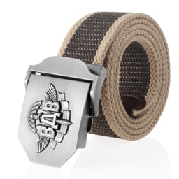 SupSindy Men Canvas Belt 3D Russian Airborne Troops VDV Metal Buckle Jeans Belts for Men Army Military Tactical Belts Male Strap