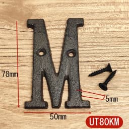 Metal Letters House Numbers Retro 3D Sign Cafe Wall Creative Cast Iron Decoration Doorplate Digital Arabic Furniture Hardware