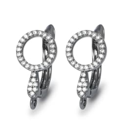 New DIY Earrings Clasps Hooks for Woman Handmade Jewelry Making Accessories Gold Color Brass Zircon Earrings Hook