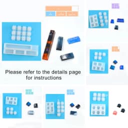 Mechanical Keyboard Resin Key Cap Silicone Mold UV Crystal Epoxy Molds For Manual DIY Handmade Crafts Making Tools
