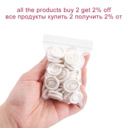 50/100 Pcs White Disposable Fingertips Protector Gloves Rubber Non-slip Finger Cover Cots For DIY Resin Mold Tool Supplies