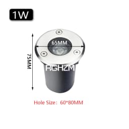 Waterproof Led Light Garden Underground Lamps 3W 5W 7W 9W IP68 Outdoor Buried Path Spot Recessed Ground Lighting 85-265V DC12V