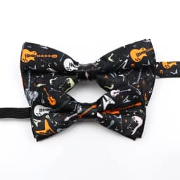 Men's Music Theme Bow Ties Polyester Parent-Child Bowtie Set Piano Stave Guitar Star Pattern Mens Party Prom Cravat Accessory