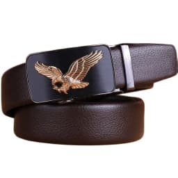 business mens belts luxury 2020 strap formal cinto eagle 180 automatic buckle big size 140 cm 150 160 girdle 170 fiber leather