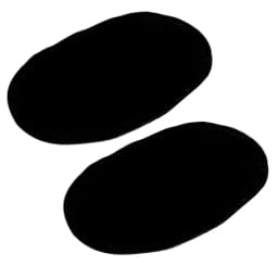 4pcs Oval Suede Cowhide Elbow Knee Velvet Patch Iron On Patches for Sweater Repair Clothing Bag Jeans Garment Sewing Accessories