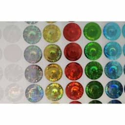 Custom Hologram Sticker Genuine Guaranteed Original Multiple Colors Global Design Logo 3D Laser Holographic Lable Diameter 20mm