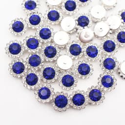 8mm-12mm Sunflower Silver Claw Sew On Rhinestones Glitter Crystals Stones Fabric Glass Beads DIY Sewing Rhinestones Crafts Gems