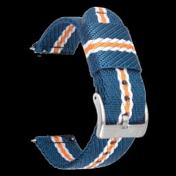 Woven Nylon Strap 18mm 20mm 22mm 24mm Stainless Steel Buckle Quick Release Men Replacement Bracelet Wrist Band Watch Accessories