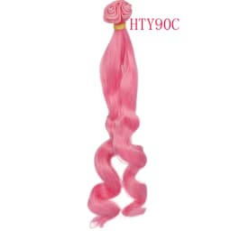 Russian Handmade Doll Hair 25 cm High Temperature Curly Hair for 1/3 1/4 1/6 BJD DIY Curly Doll Wigs Tree