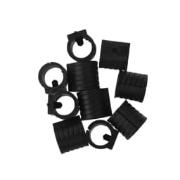 10pcs Chair Leg Pad Damper Stool Anti-Front Tilt Pipe Clamp U Shaped Floor Glides Tubing Caps Tube Rear Pad Floor Protector