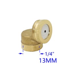 1/4" 1/2" 3/4" Brass Garden Sprayer Nozzle 1/2/3/4 Hole Garden Irrigation Water Sprinkler For Pesticide Atomizing Spray Fitting