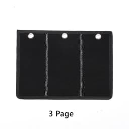 Embroidery Patch Collection Display Book with Detachable Metal Buckle PVC Armband Finishing Storage Hanging Bag for Posters