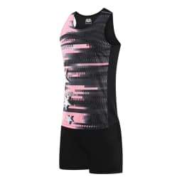 Suits Track And Field Uniform Marathon Running Training Fashion Prints Vest Shorts Nylon Fitness Wear Men's Footing Sports Sets