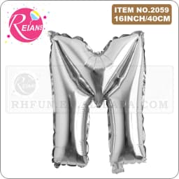 16 Inch Silver Alphabet Number Letters Balloons Birthday Party Decorations Kids Foil Balloon New Year Party Wedding Decoration