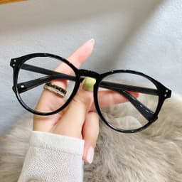 High-quality Large Frame Glasses Myopia Glasses Women Men Nearsighted Eyewear Anti Blue Light Glasses with Diopters Minus -1.0