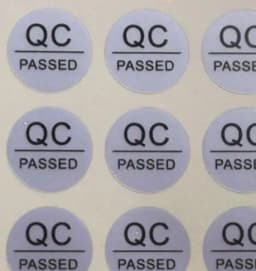 1000pcs 10MM DIAMETER QC PASSED Stickers Matte/Hologram Silver Adhesive Waterproof