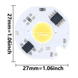 3W 5W 7W 9W AC 220V LED COB LED Chip Lamp Matrix Smart IC NO Need Driver For Flood Light Spotlight Projector Light Bulb Beads