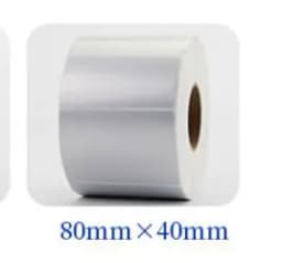 Silver Thermal Transfer Labels PET barcode adhesive sticker Waterproof Tear-proof oil-proof Thermal Transfer Ribbon Printer Stic