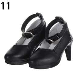 1Pair 7.8CM Mini PU Leather Boots Shoes for 1/3 BJD Doll Toy Accessories Handmade Cute Doll Shoes Child Toys Birthday Gifts