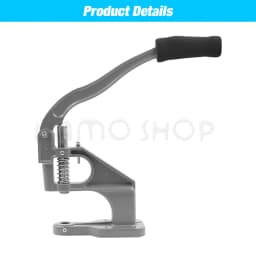 Hand Punch Press Machine Metal Dies Mold For Double Cap Rivets Snap Eyelet Grommet Buttons Tools Leathercraft Handmade Supplies