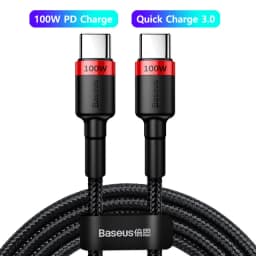 Baseus 100W USB C To USB Type C Cable PD Fast Charging Charger Cord 5A USB-C Type C Cable For iPhone17 MacBook Samsung Xiaomi