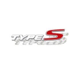Car Accessories Metal Type S Emblem Rear Trunk Body Typer Badge Sticker For Honda Acura Accord Civic Spirior Odyssey Mugen