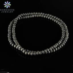 SOMESOOR 8mm Round Beads String Necklace 45cm Length Colorful Chain DIY Handmade Dangle Accessories Jewelry For Man Women Gifts