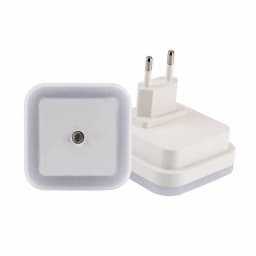 Mini Cute Wall Plug-in LED Night Light Auto Sensor Bedside Lamp For Bedroom Kid's Room Hallway Corridor Stairs EU/US 110V 220V